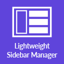 Lightweight sidebar